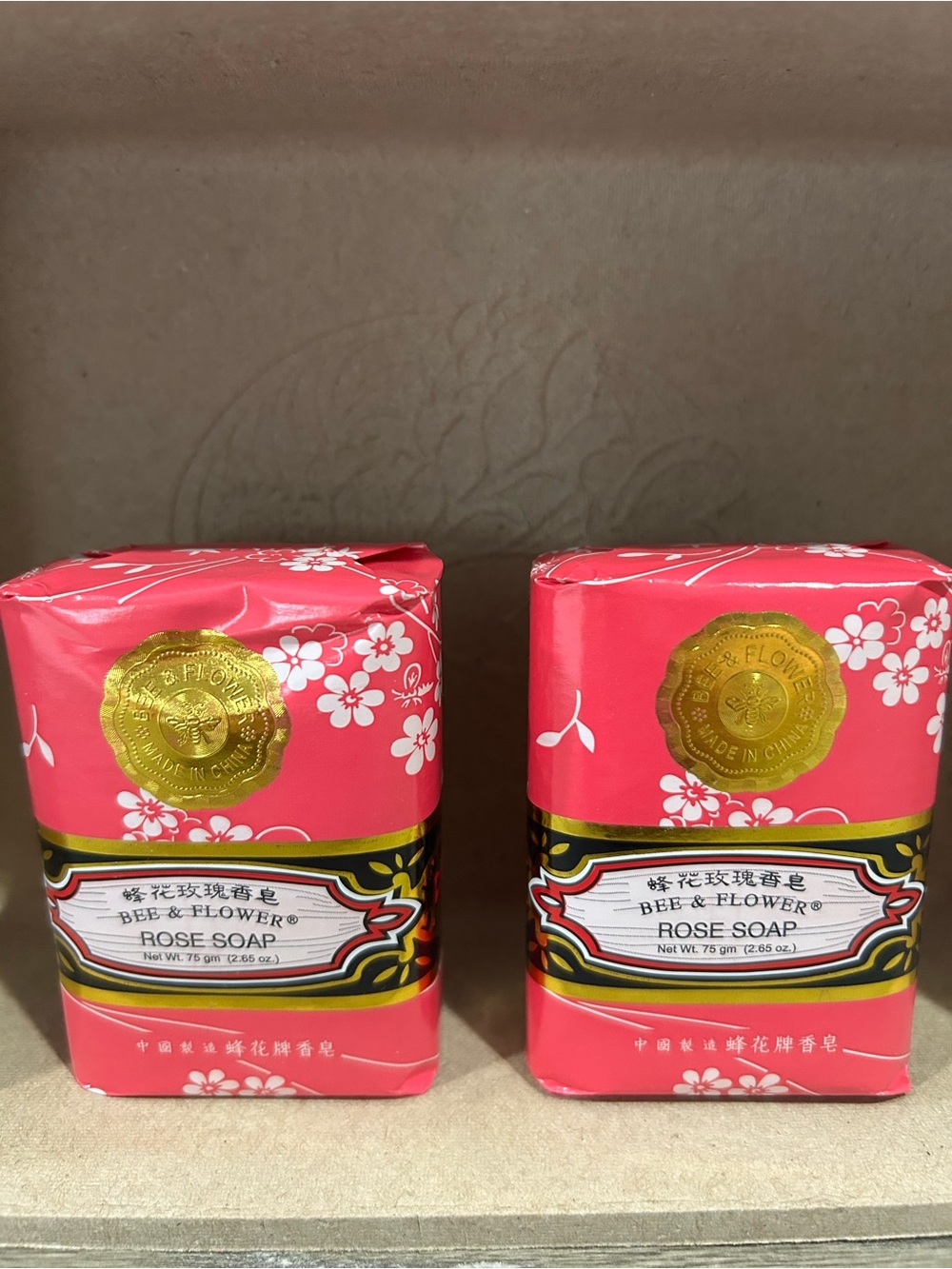 Bee & Flower Bar Soap Rose